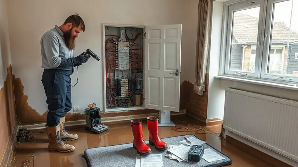 Flood-Damaged Electrics in Paddock Wood