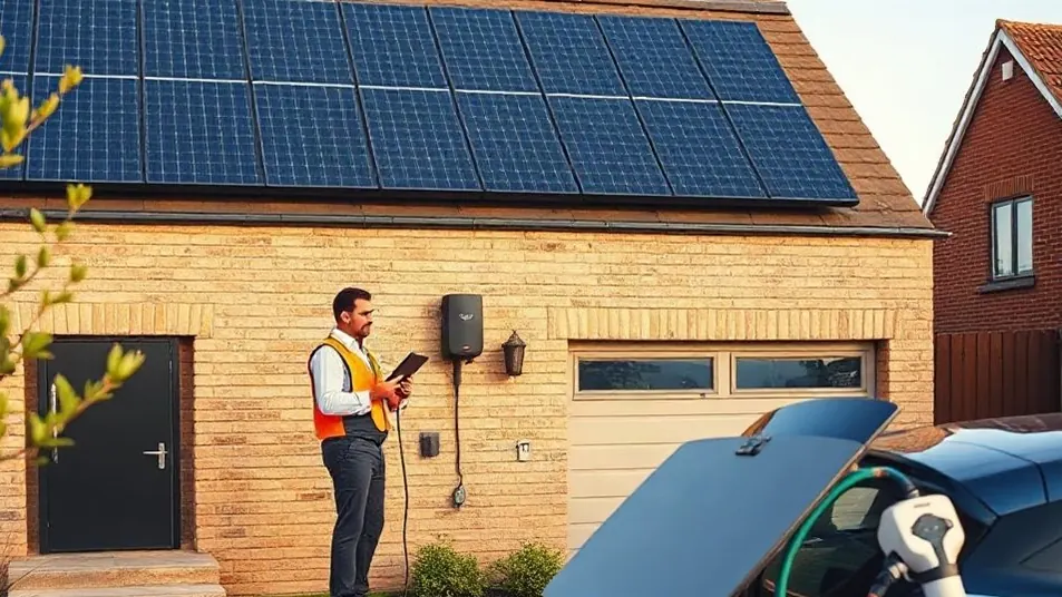 Solar Panels and Battery Storage in Paddock Wood